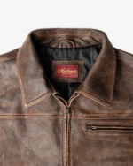 Aged Heavy Wash Leather Jacket 2.webp
