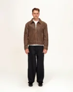Aged Heavy Wash Leather Jacket 4.webp