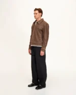 Aged Heavy Wash Leather Jacket 5.webp