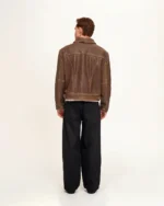 Aged Heavy Wash Leather Jacket 6.webp