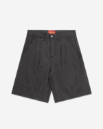 Raw Black Pleated Shorts1.png