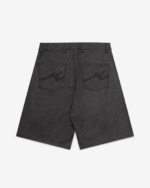 Raw Black Pleated Shorts2.png