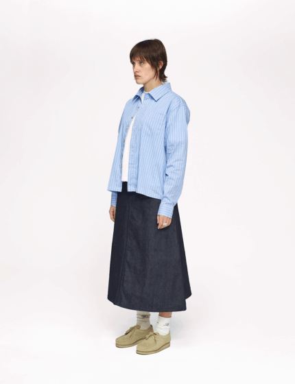 Raw Denim A Line Skirt4.png