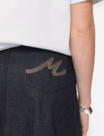 Raw Denim A Line Skirt7.png
